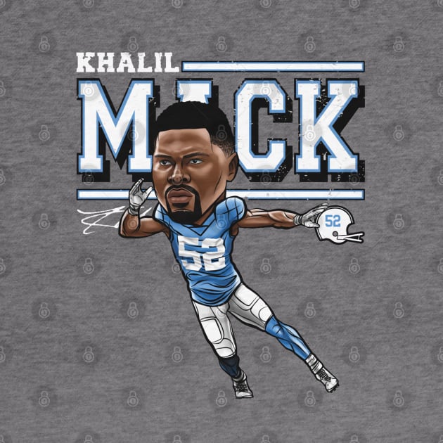 Khalil Mack Los Angenel C Cartoon by Buya_Hamkac